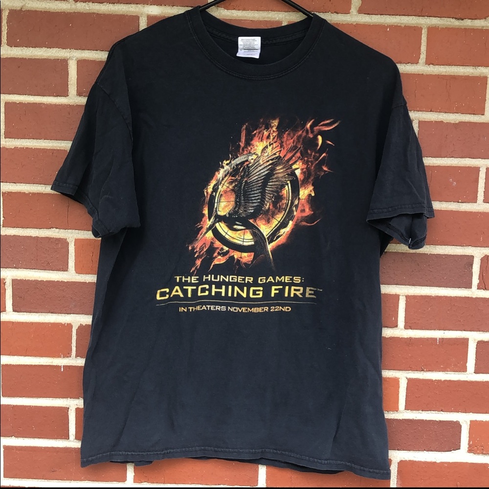 2013 Hunger Games Catching Fire Promo T Shirt